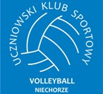 UKS Volleyball logo niebieskie
