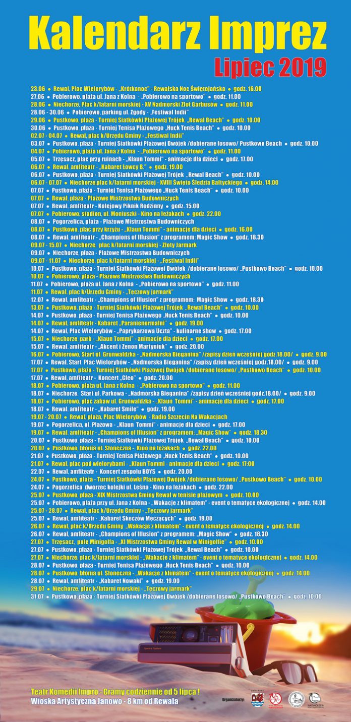 Kalendarz lipiec 2019web